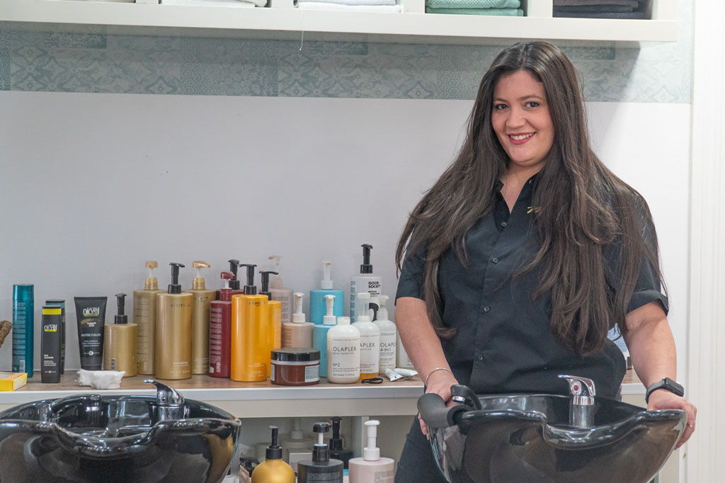 Friseurin Maria im Friseur Salon „Modern Style Mallorca“